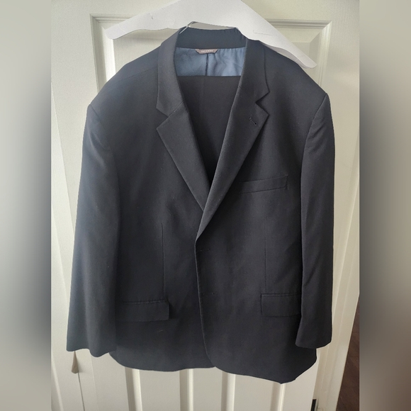 Oak Hill Perfect Fit Men’s 2 Piece Suit Black Size 46L